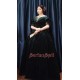Surface Spell Gothic Portrait of a Lady Crinolines Velveteen Long One Piece(Full Payment Without Shipping)